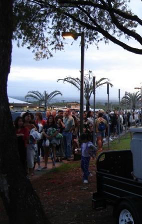 Line to Hoike Hilo Hawaii 2008